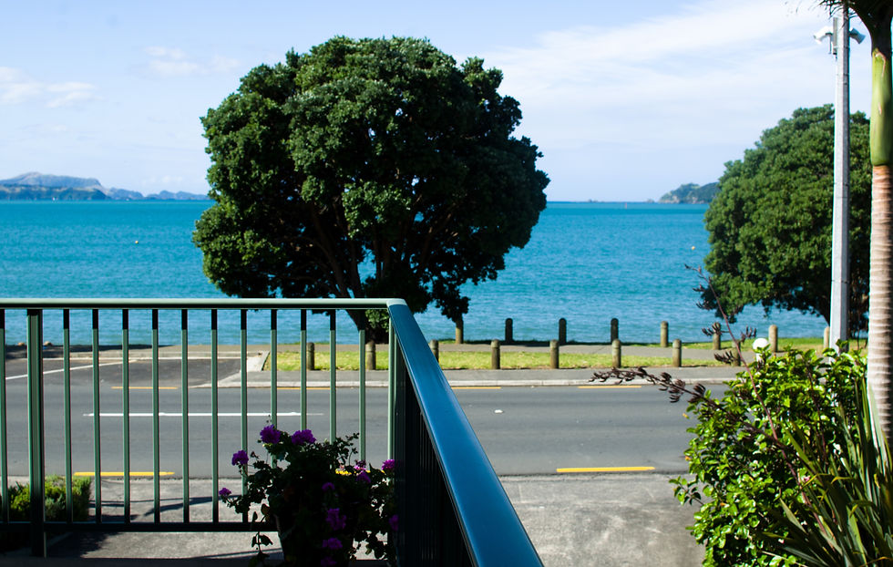 Bay Sands Seafront Studios Paihia Bay of Islands New Zealand Balcony view.jpg