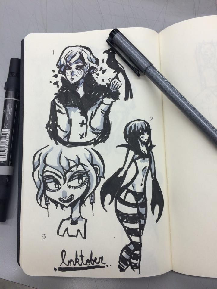 Inktober Drawings