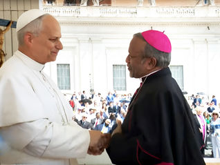 A Historic Blessing for the Archdiocese of Bangalore: Archbishop Peter Machado Meets Pope Leo XIV