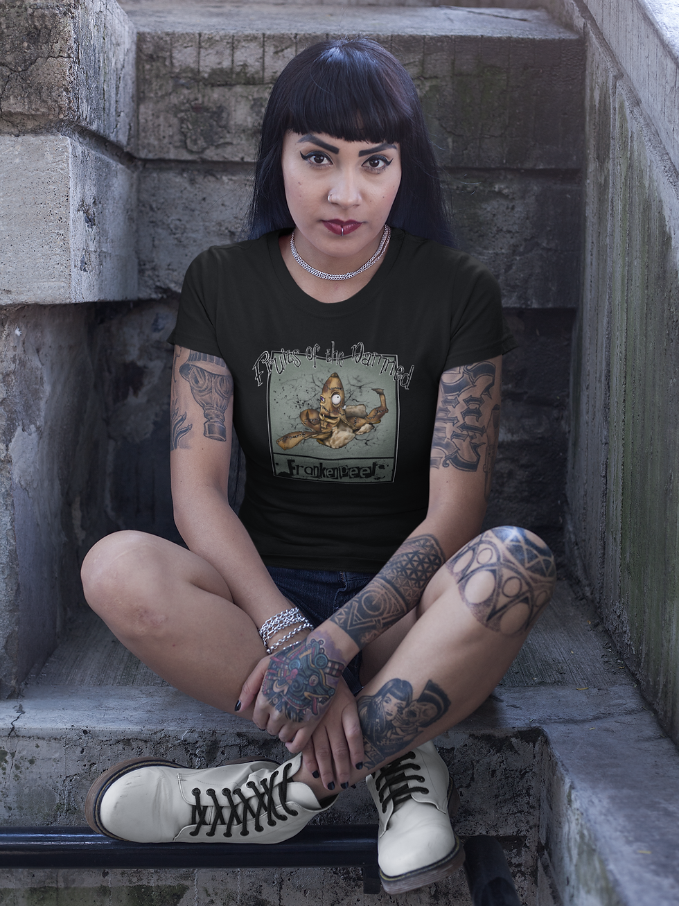 Thumbnail: FRANKENPEEL | Ladies Dark Art Graphic Tee