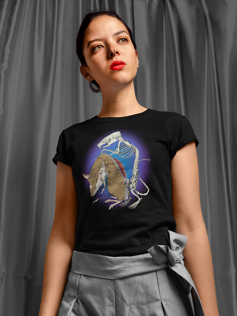 Thumbnail: *PELTER SKELTER | Ladies Dark Art Graphic Tee