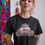 Thumbnail: Woman wearing beauty pageant blobfish graphic tee
