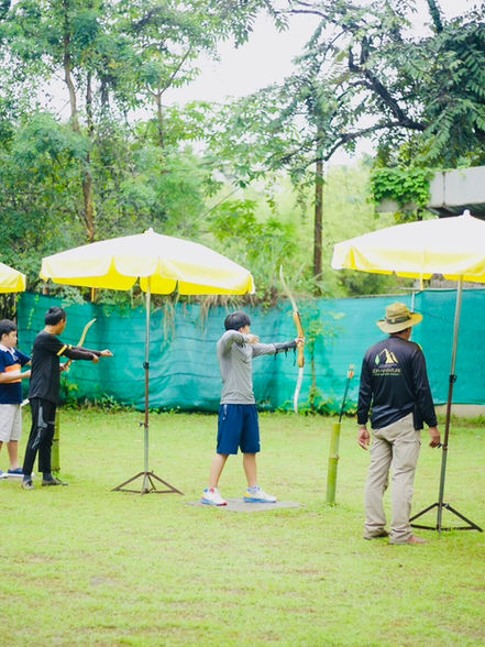 Archery Kanchanburi, school trip in Kanchanburi, Saiyok tour