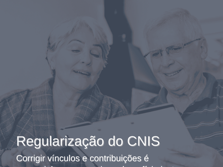 Regularização do CNIS