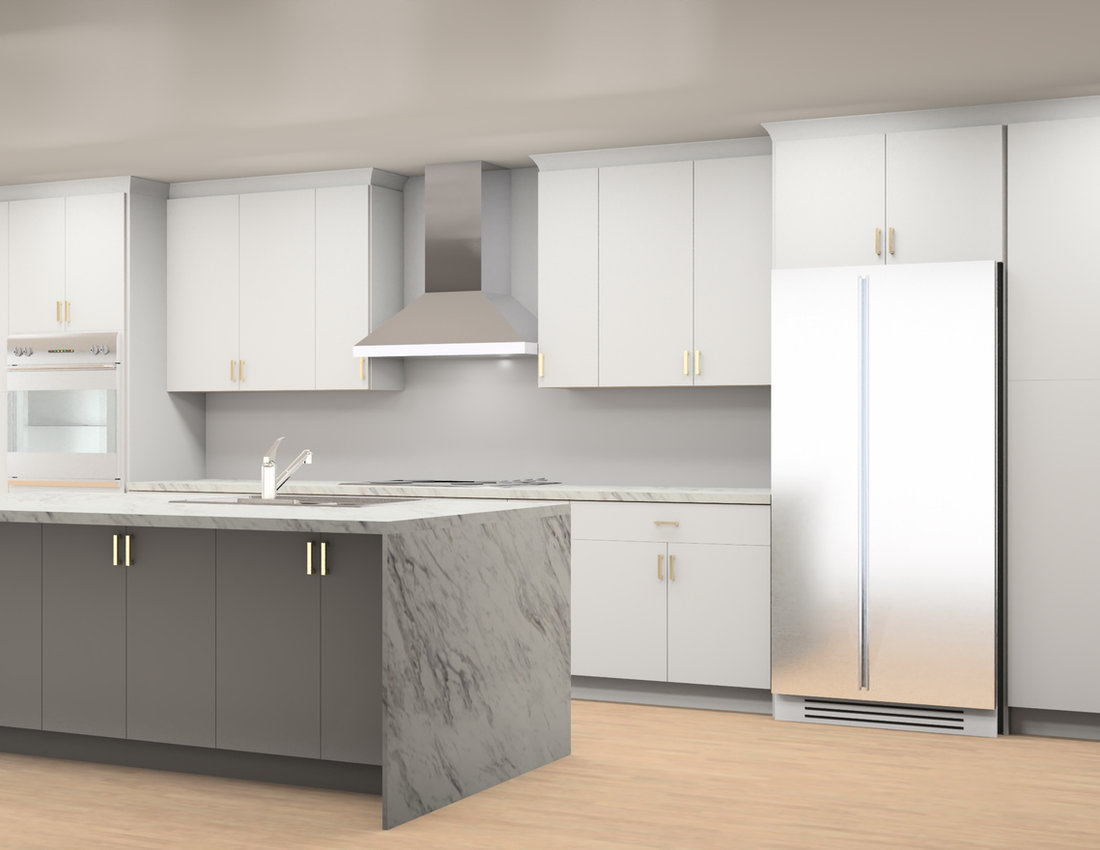 Arctic White — Boxy Flat Panel