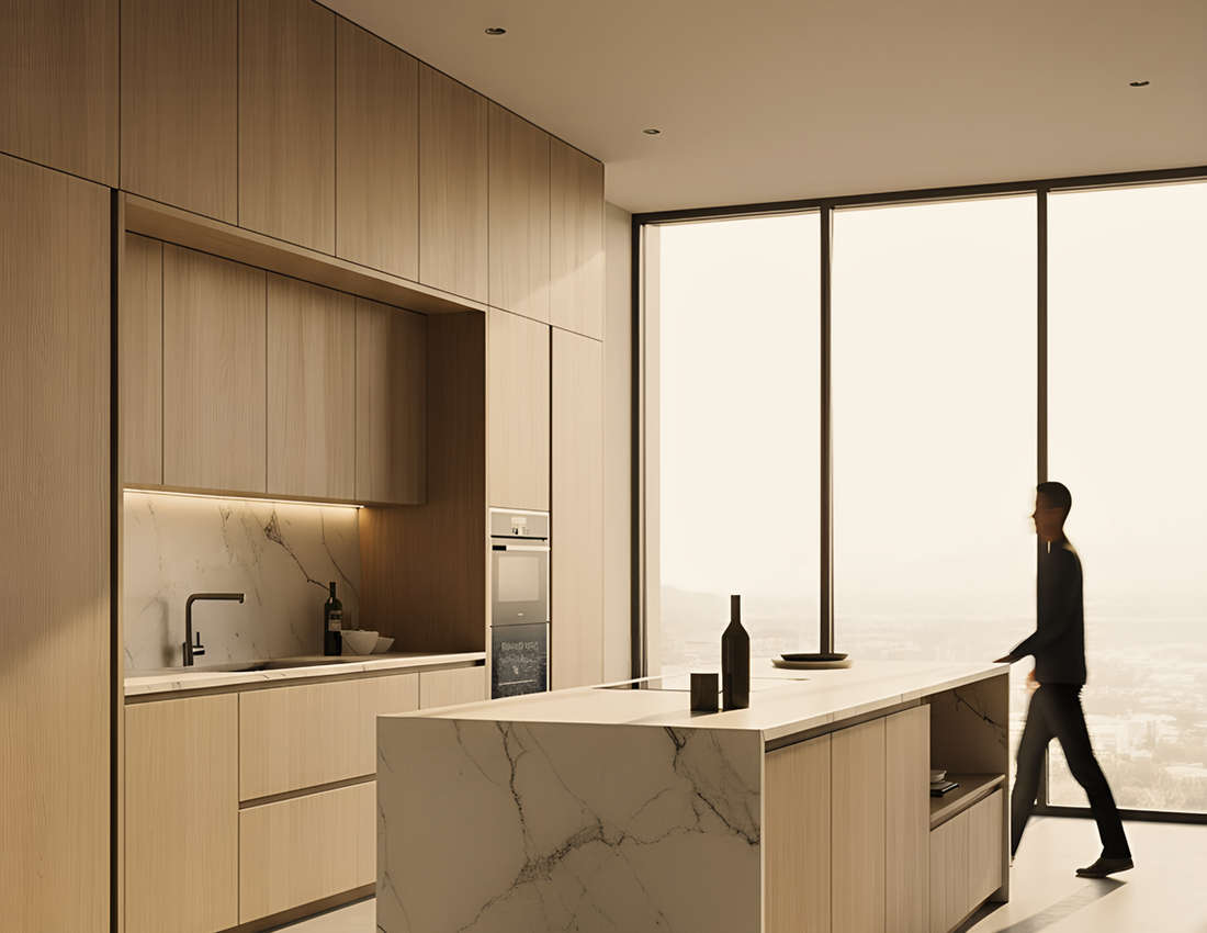 Dune Oak — Boxy Flat Panel