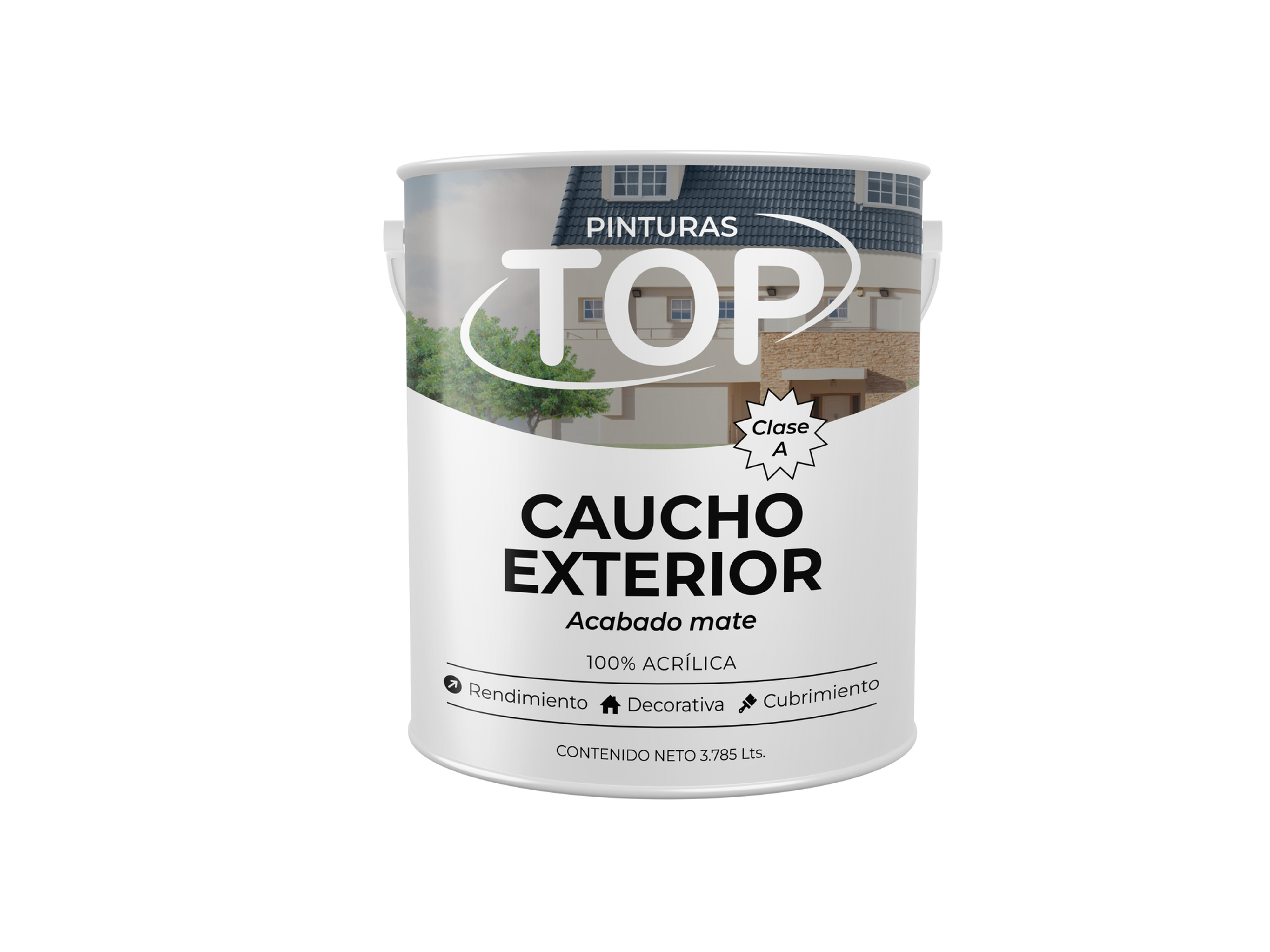 Caucho Exterior Clase A Acabado Mate