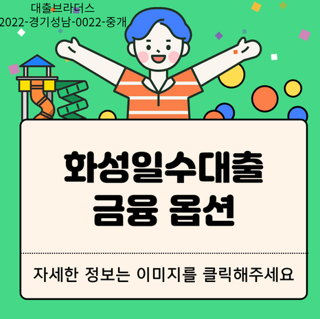 화성일수대출 : 금융 옵션