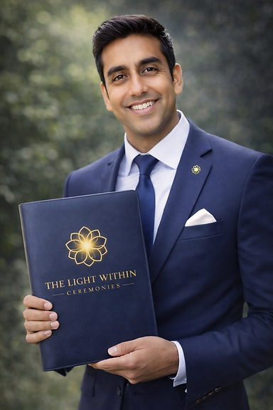 Dimal Patel independent funeral celebrant in Blackpool Lancashire
