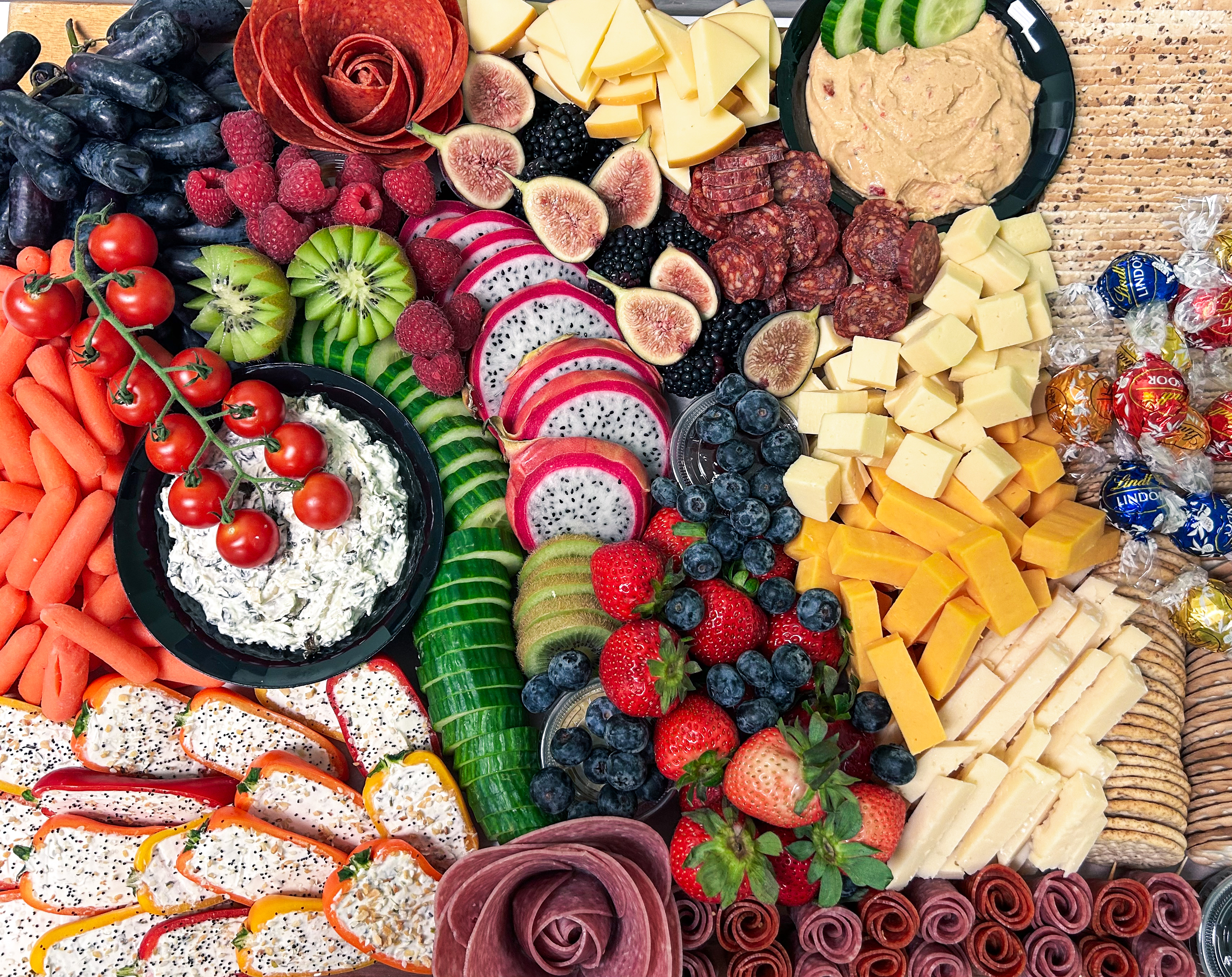 Arranged Food and Objects