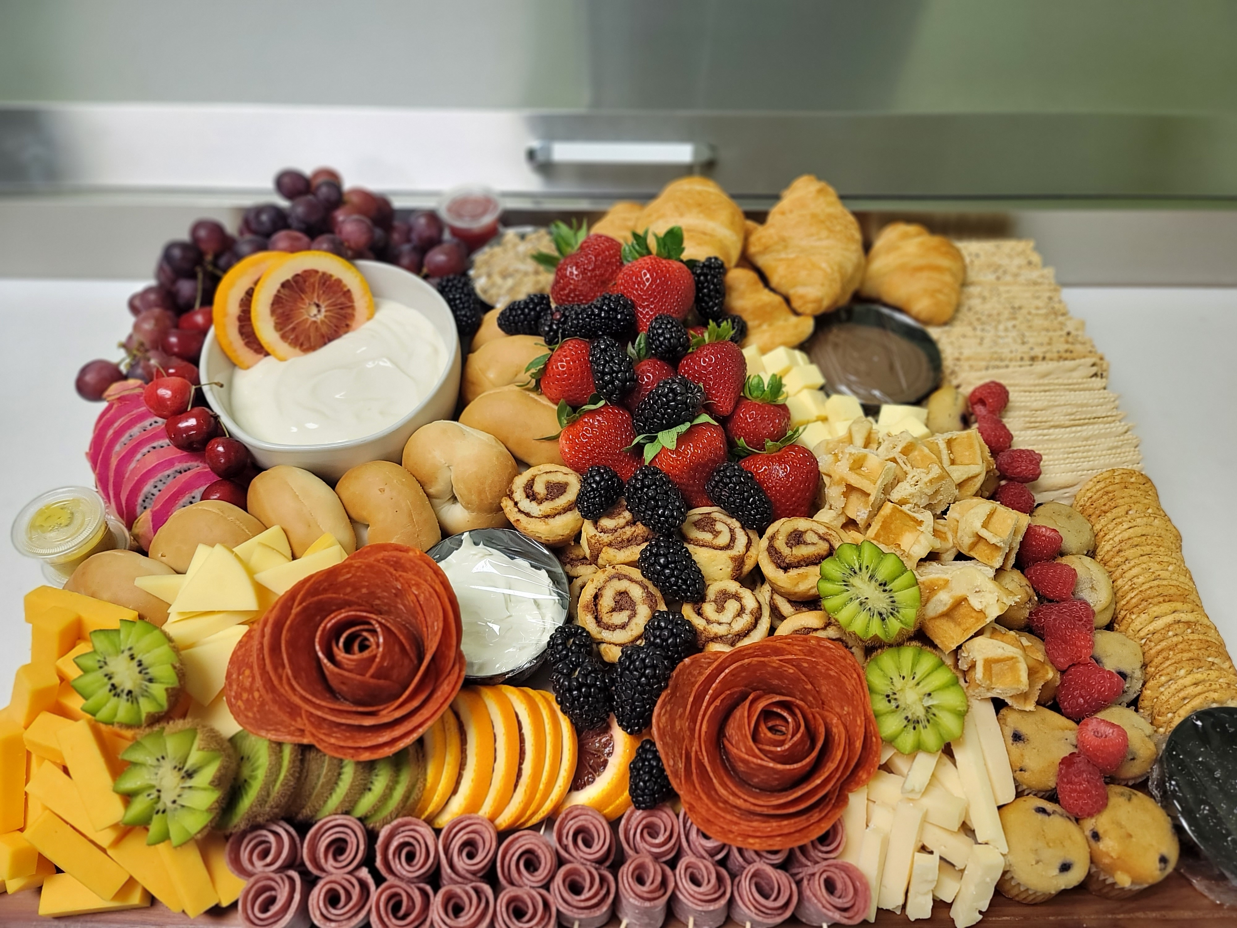 Arranged Food and Objects