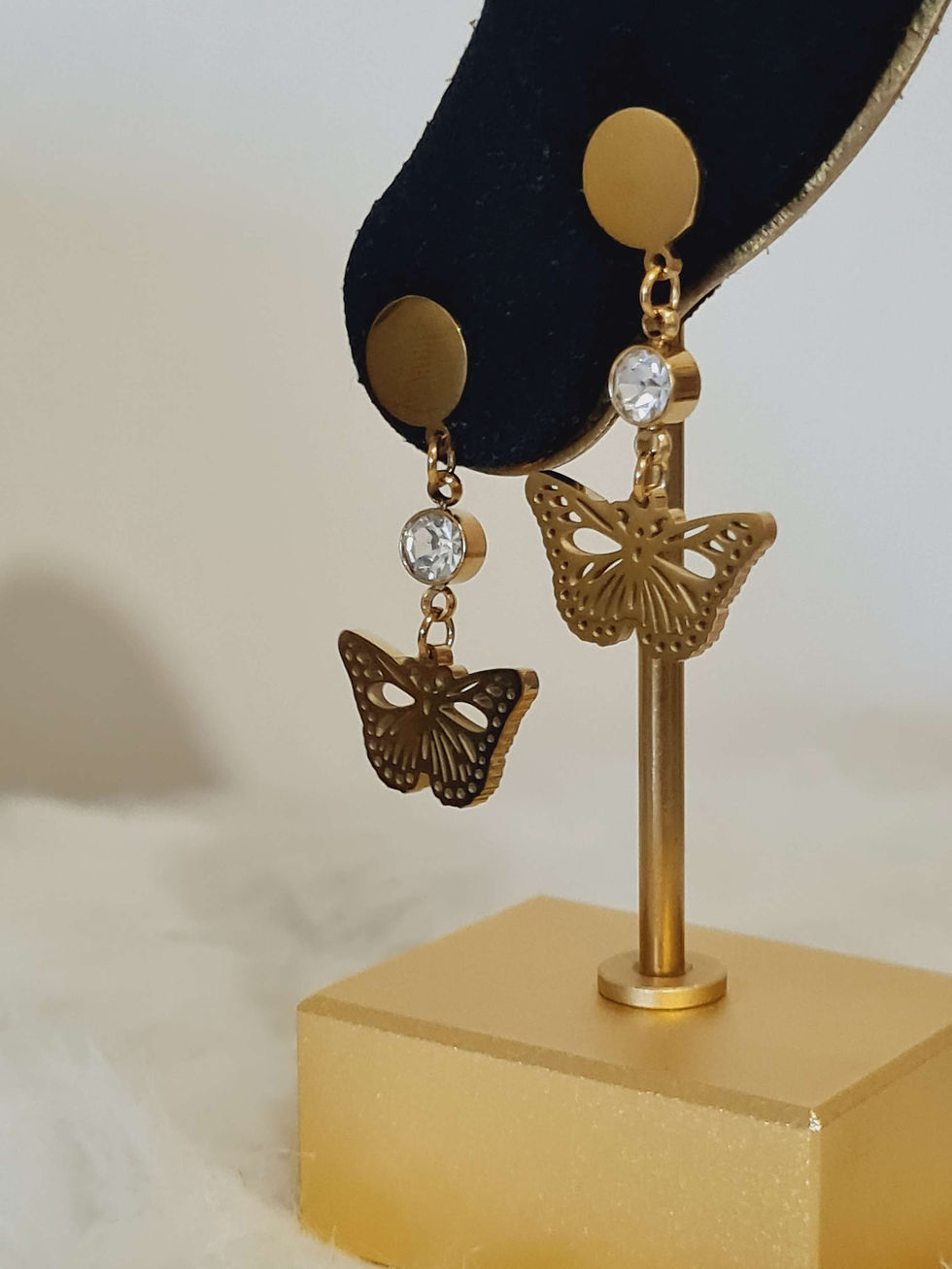 Miniatura: Boucles d'oreilles papillon