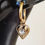 Miniatura: Boucles d'oreilles coeurs