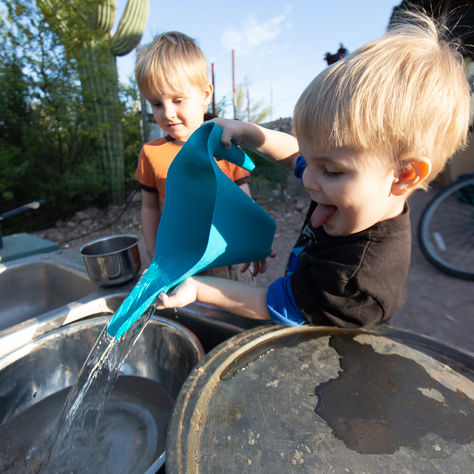 Water Play with Less Water