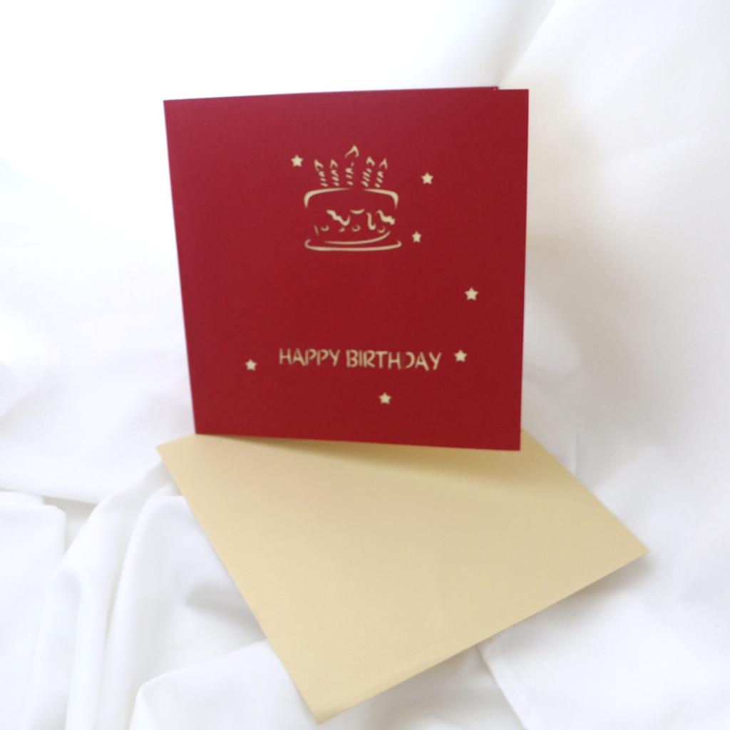 Birthday cake birthday card