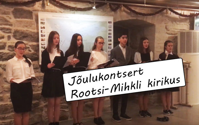 Jõulukontsert Rootsi-Mihkli kirikus