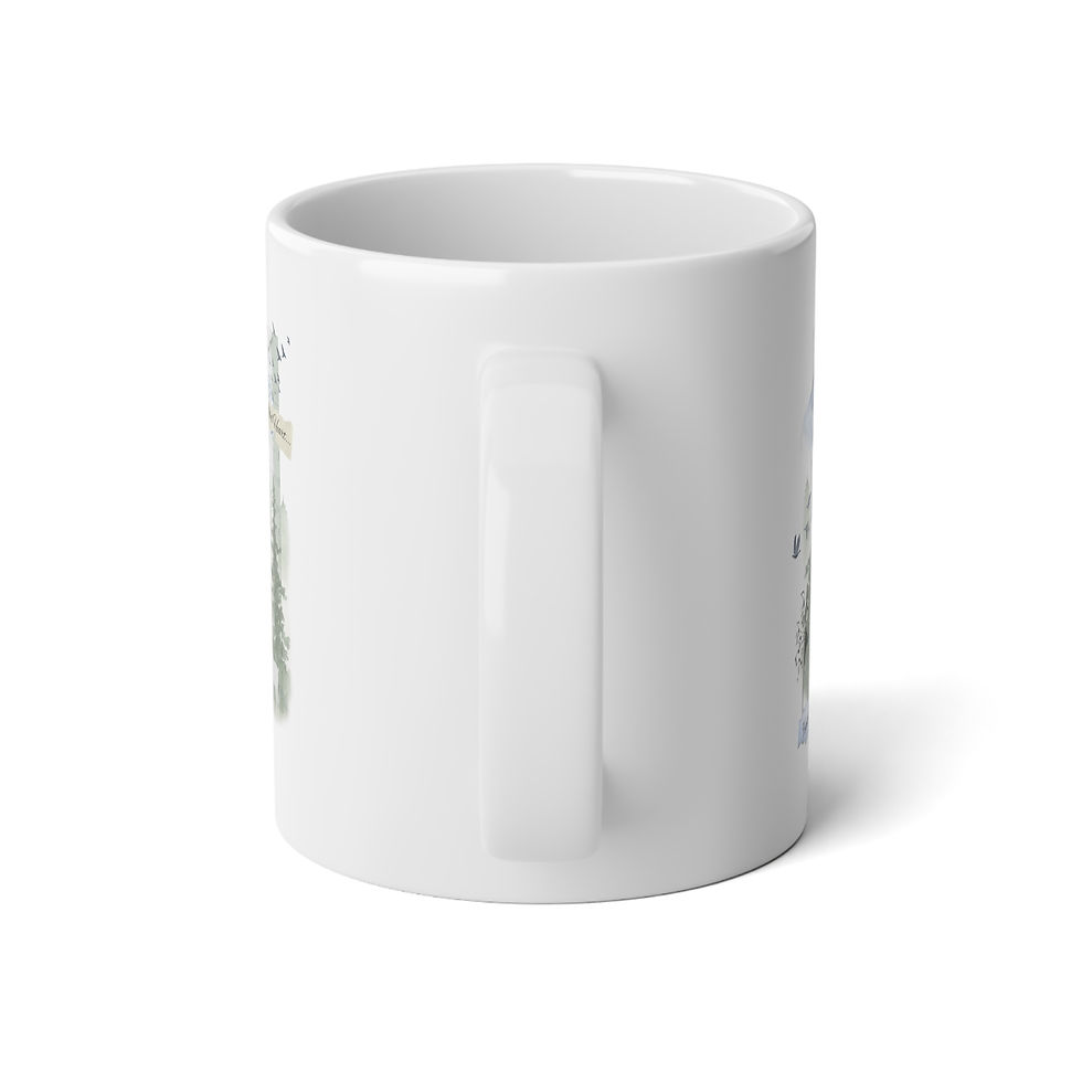 Thumbnail: Christian Worship Song Inspired, Mountain, Forest, Nature Collage Ceramic Mug