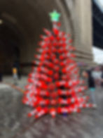 I Know A Guy NYC Tours private walking tours. Christmas in DUMBO, Brooklyn.