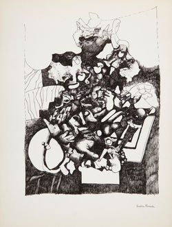 Endre Rozsda - Nature vive 4 (c 1960)