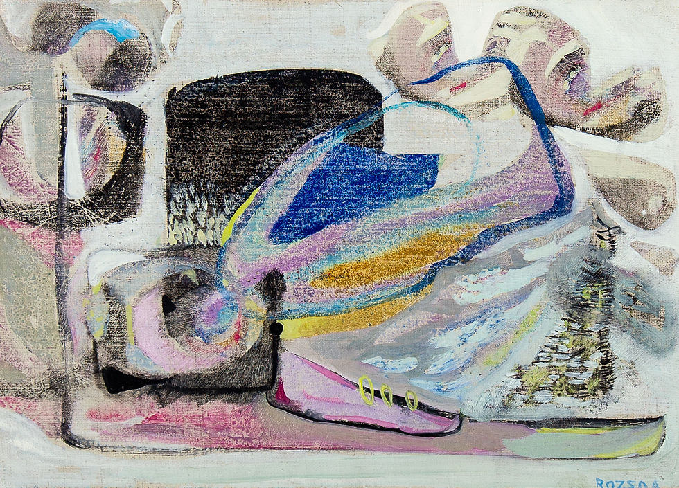 Endre Rozsda - Moi-même sous verre (c 19