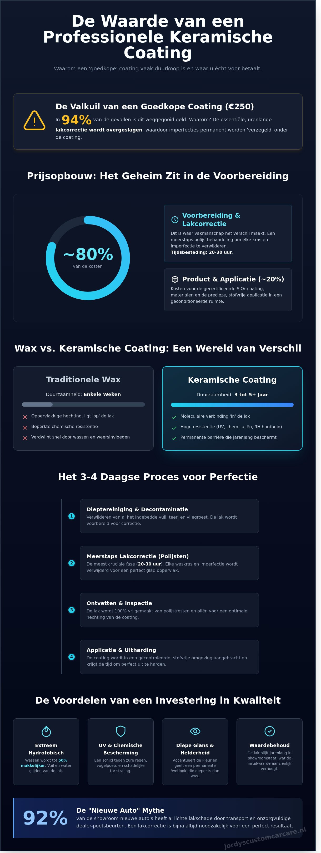 Keramische coating auto prijs