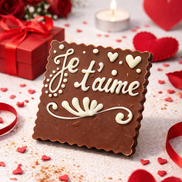 tablette chocolat personnalisée prénom message