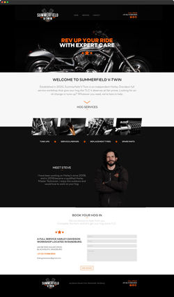 Summerfield V-Twin Website Design - Desktop (2024)