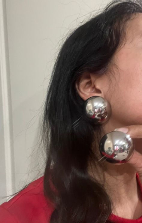 Bold Silver Earrings