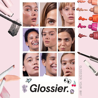 Glossier Your Way ad headshots