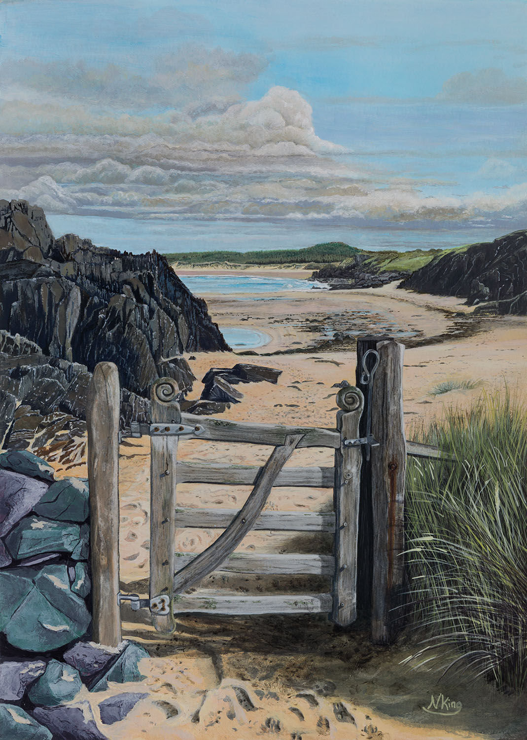 'Lucky Gate of Llanddwyn' art print