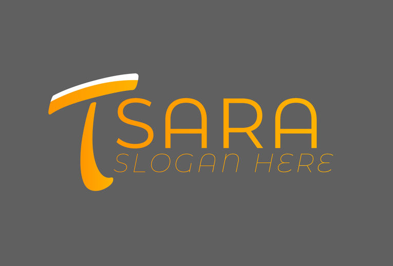 TSARAH Salon's new logo featuring elegant curves, a sparkling crown, and delicate floral elements, reflecting the essence of beauty, sophistication, and natural grace