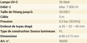 Miniature : Clarificateur de bassin - UVC - Gamme Osaga