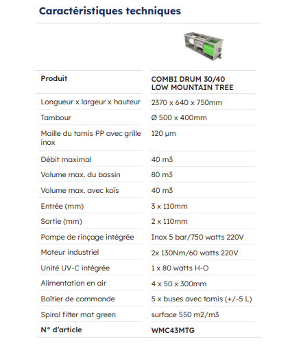 Miniature : Combi Drum 30/40 LOW MOUNTAIN TREE