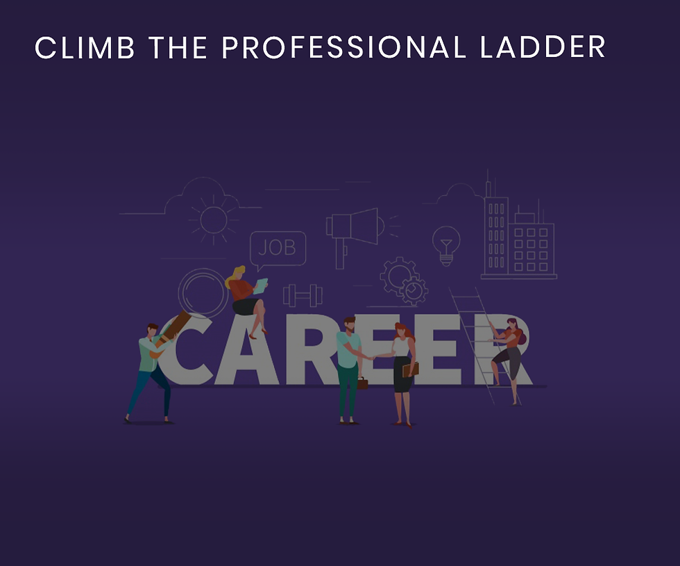Climb the professional ladder