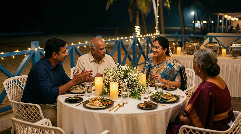 Table Buffet in Chennai That Comes With an Ocean View