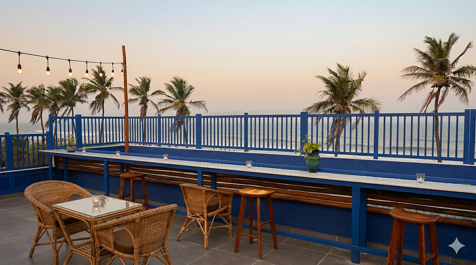 The Best Rooftop Restaurant in Chennai — Right by the Sea