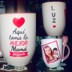 Taza cónica con cuchara