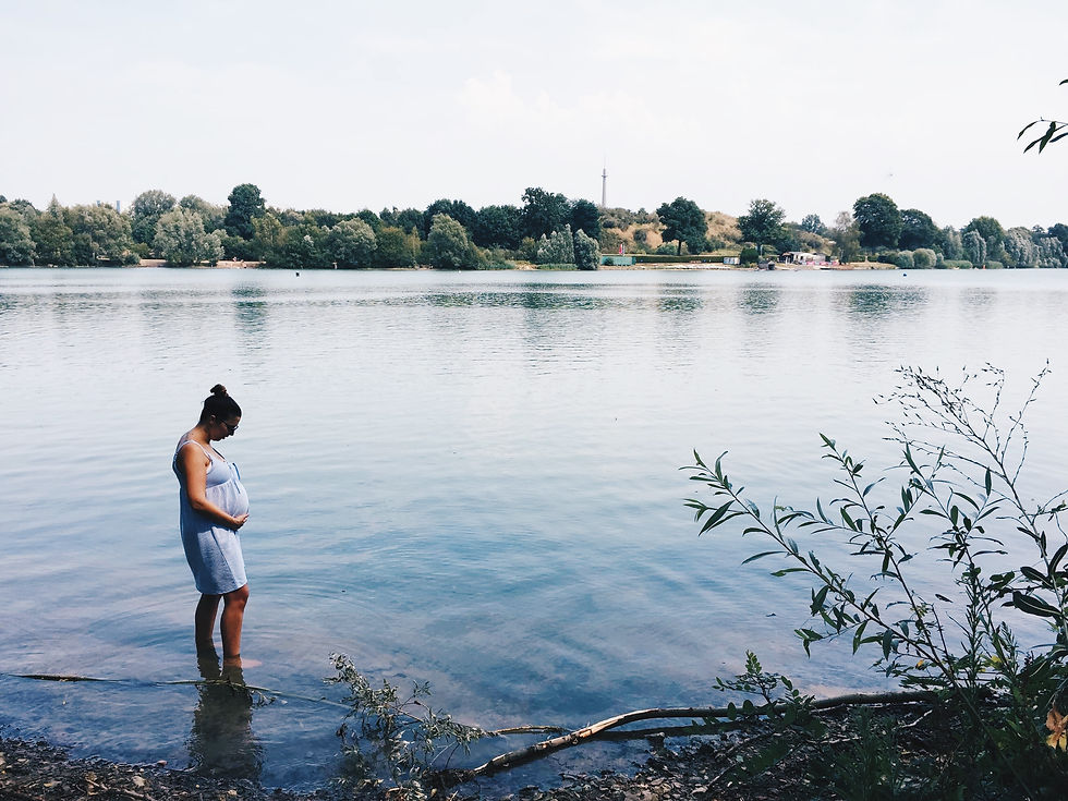 dernier mois de grossesse lac été