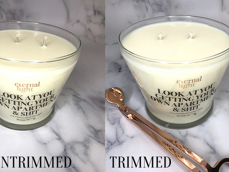 Here's why your candle causes soot marks — and how to prevent them:
