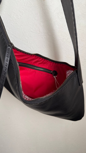 Leather Shoulder ＜CROV＞black(黒) | kayna