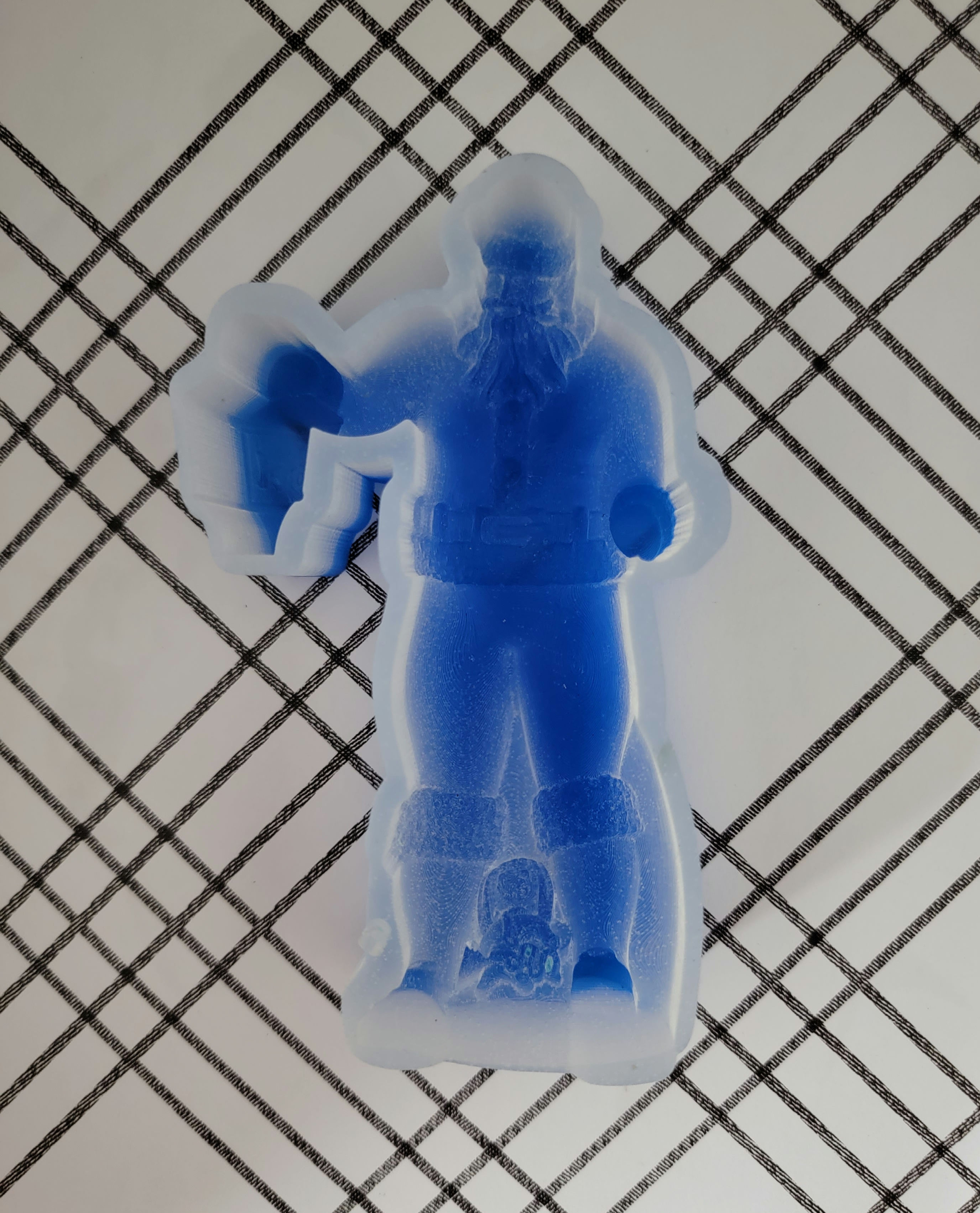 3D Santa with Lantern