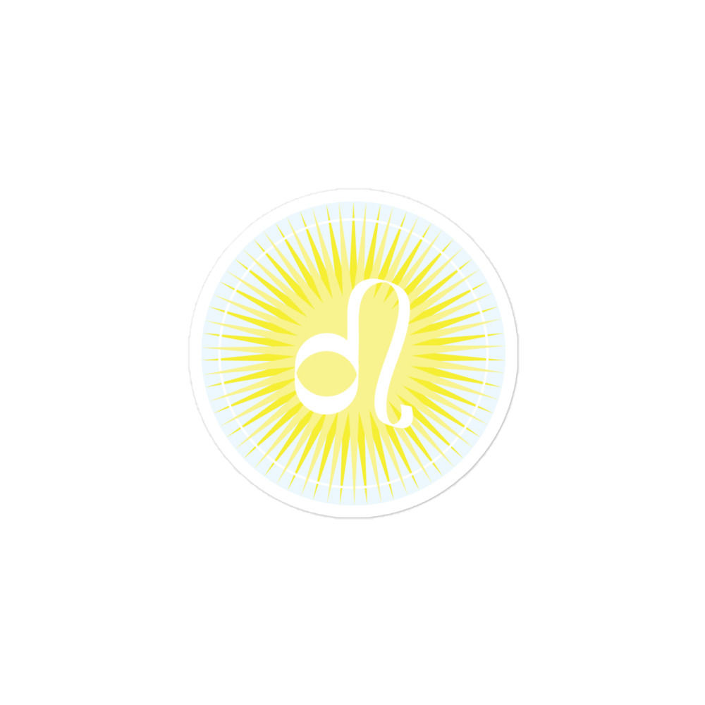 Leo Sun Sticker
