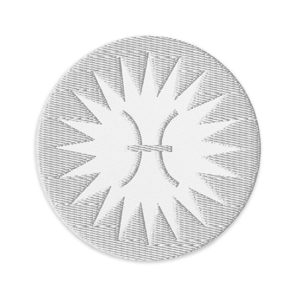 Pisces Sun Embroidered Patch
