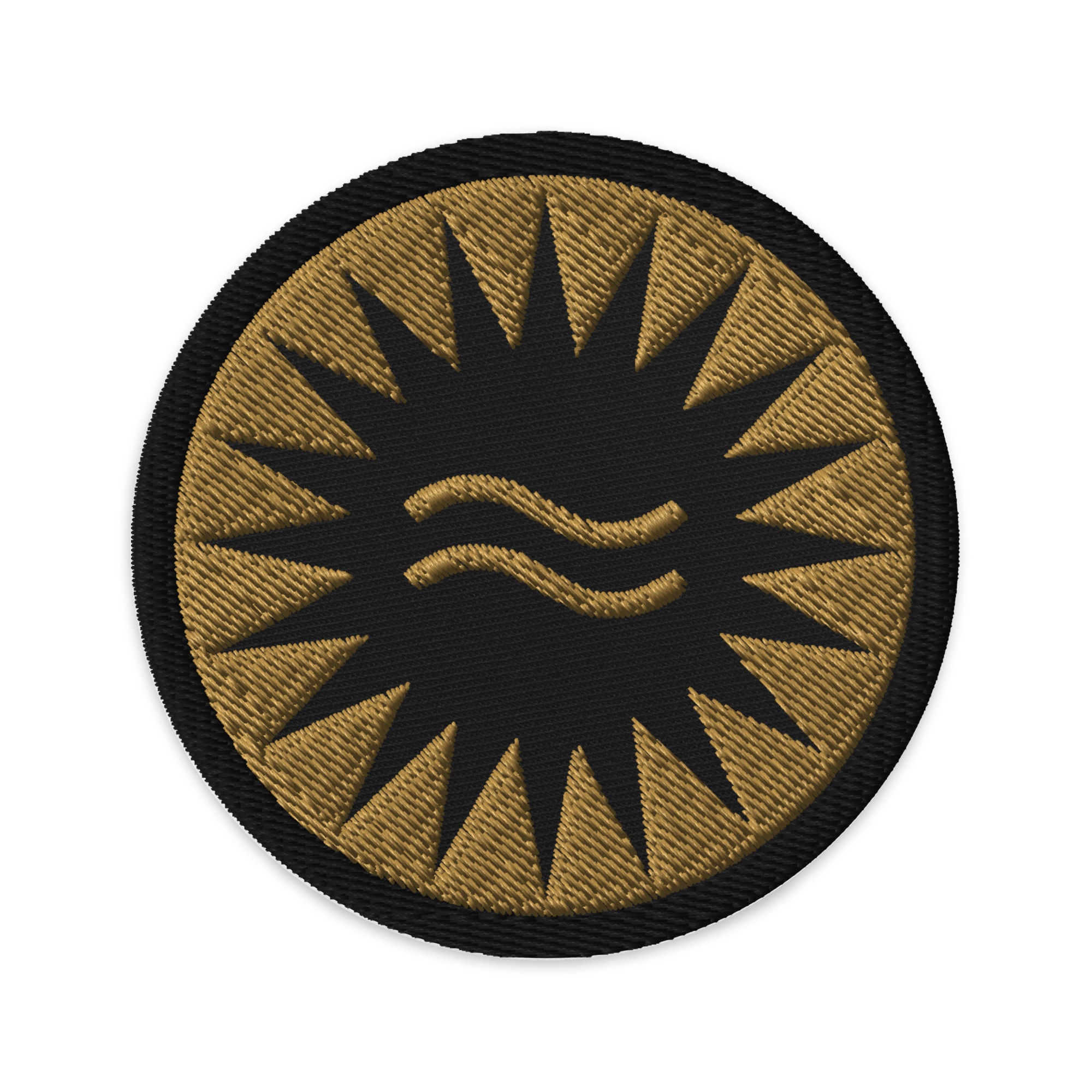 Aquarius Sun Embroidered Patch
