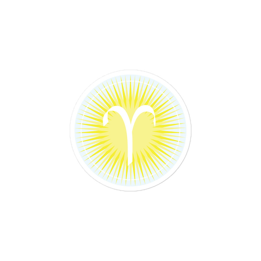 Aries Sun Sticker