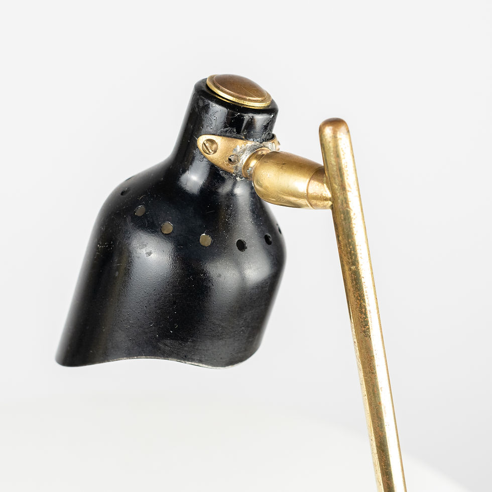 Thumbnail: Pair of 1950s brass desk lamps