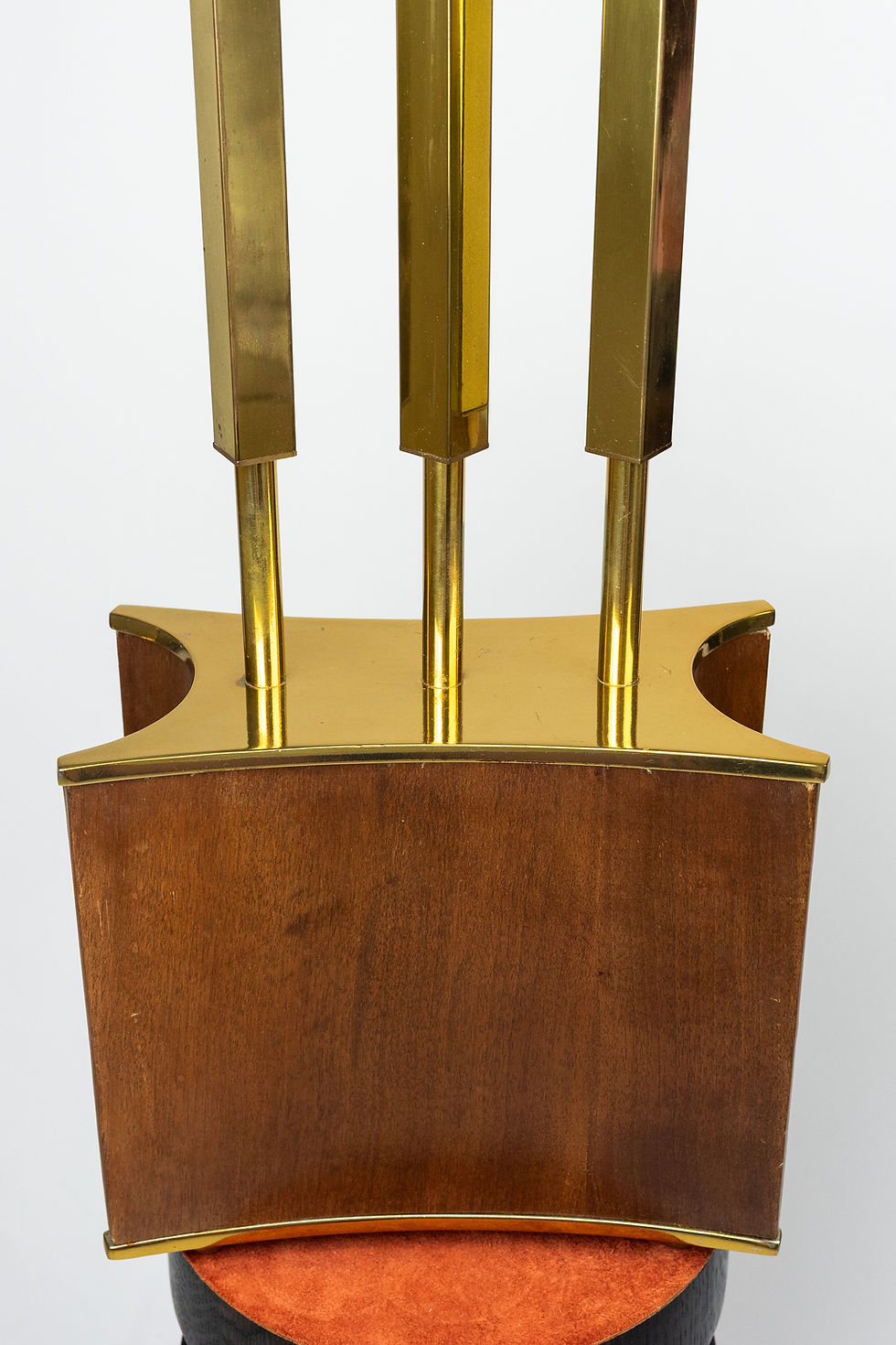 Thumbnail: Large Mid-Century Brass Pendulum Lamp