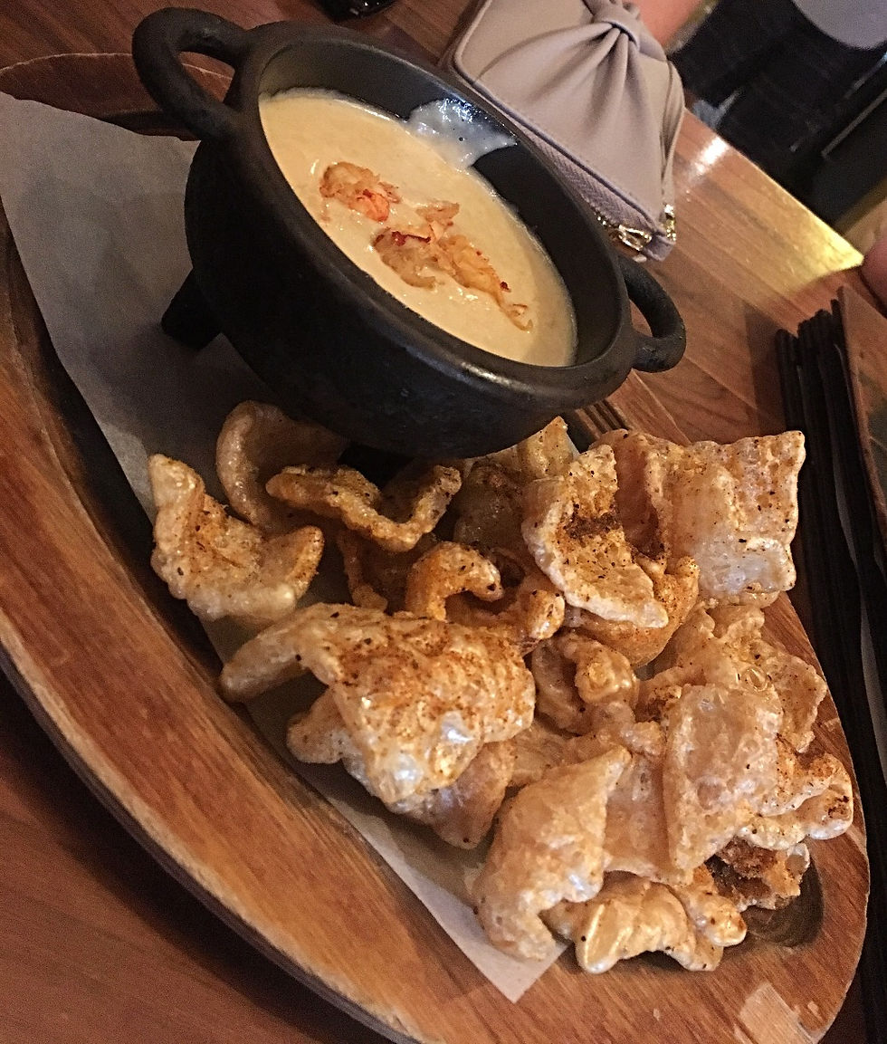 fried pork skins at SoBou in New Orleans 2017