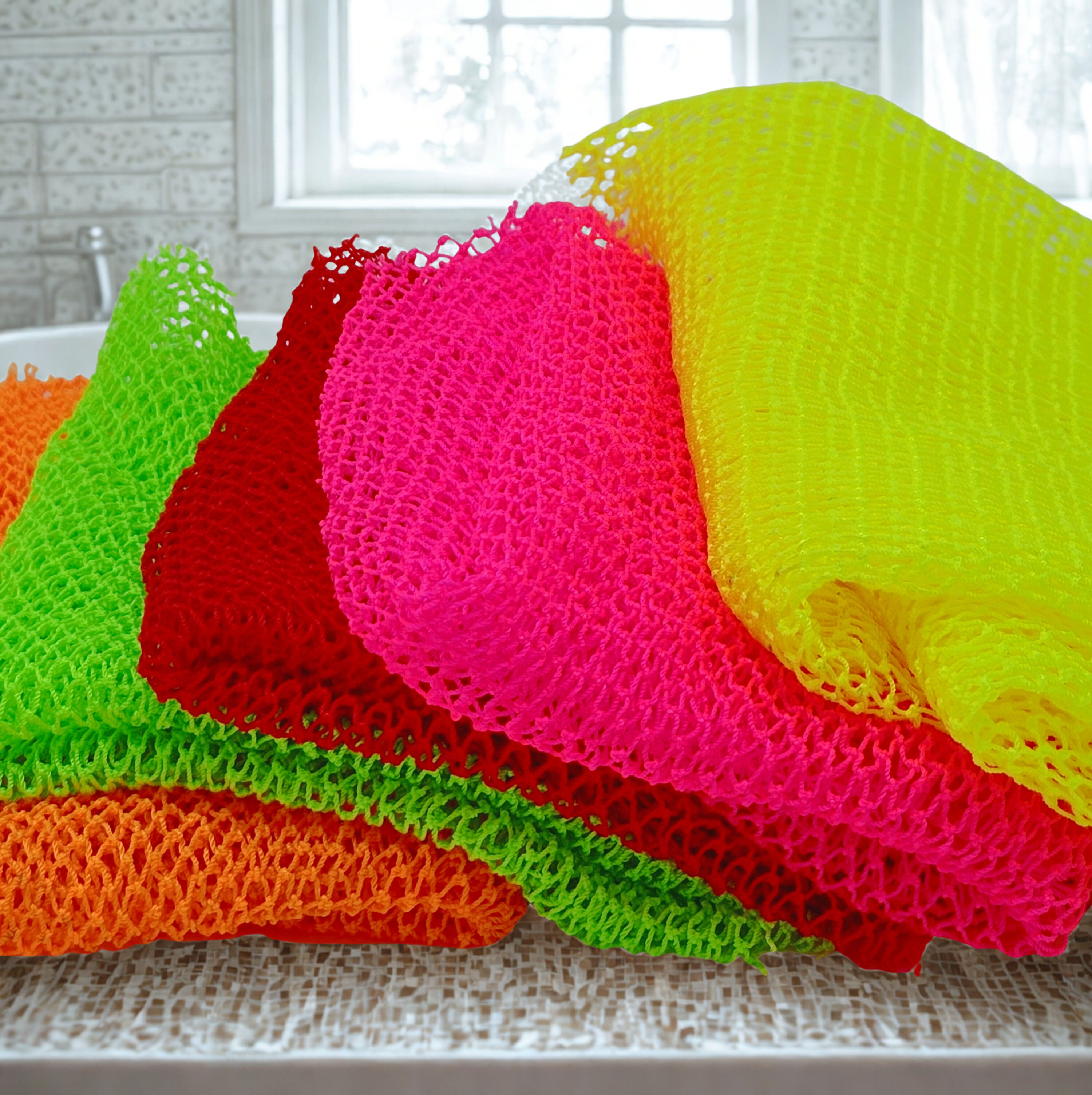 Authentic African sponge net 