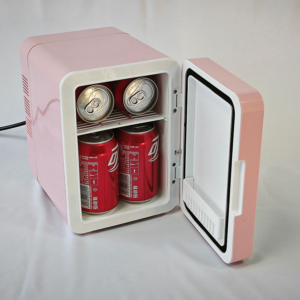 Miniatura: Dual-Use Mini Fridge Makeup Mirror for Car And Home Beauty Skincare Products Por